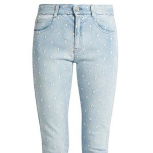 Start embroidered Stella McCartney jeans